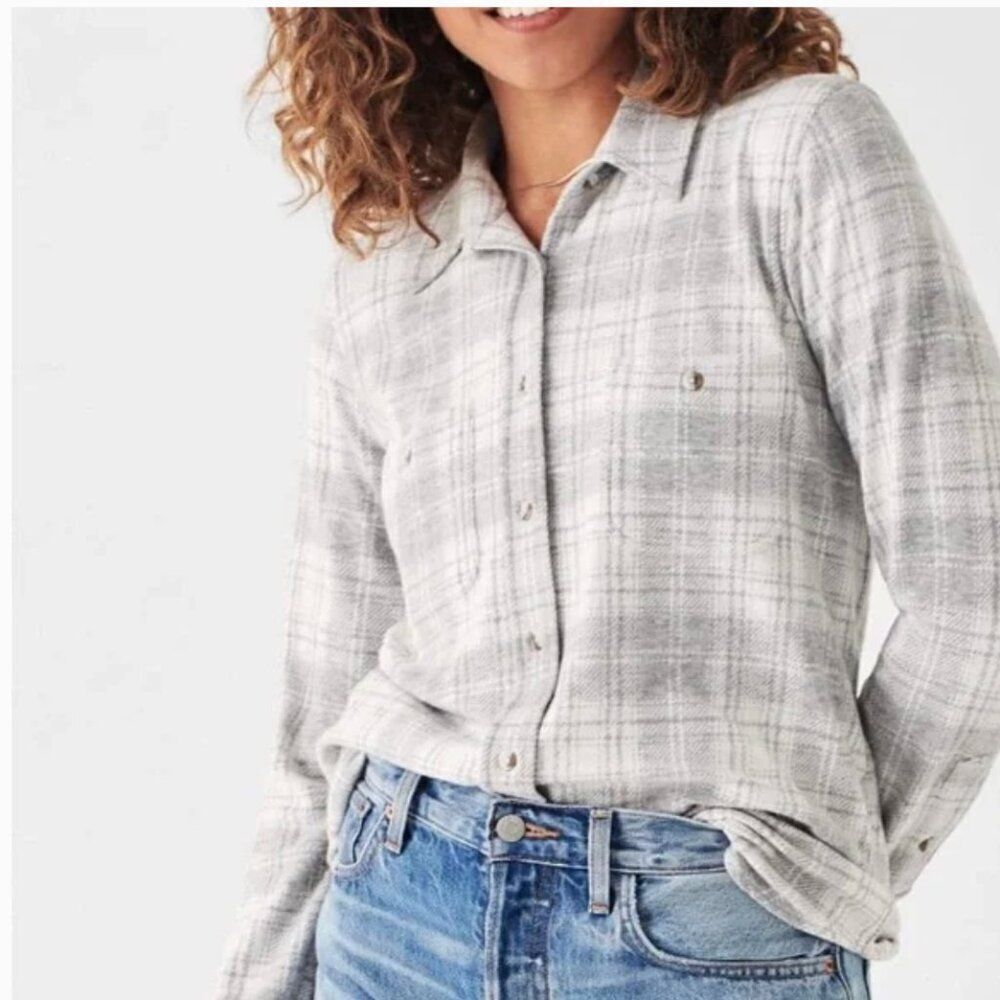 Faherty Flannel Sweater Shirt